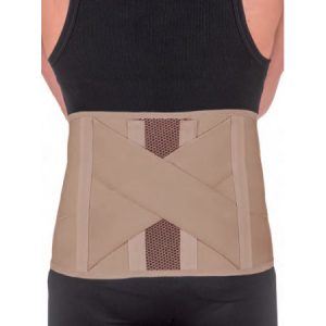 Art. 501 CAMPX – Corsetto elastico lombosacrale a rinforzi paravertebrali supporto lombare incrociato