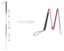 Bastone  Pieghevole Catarifrangente per Non Vedenti Art. F0706